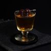 Black Manhattan cocktail photo
