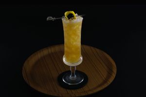 black blended rum cocktail photo