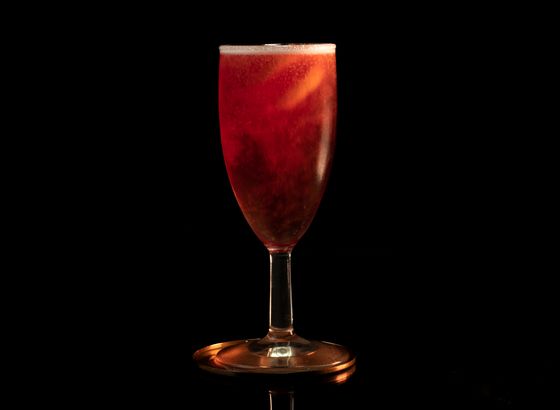 Kir Royale cocktail photo