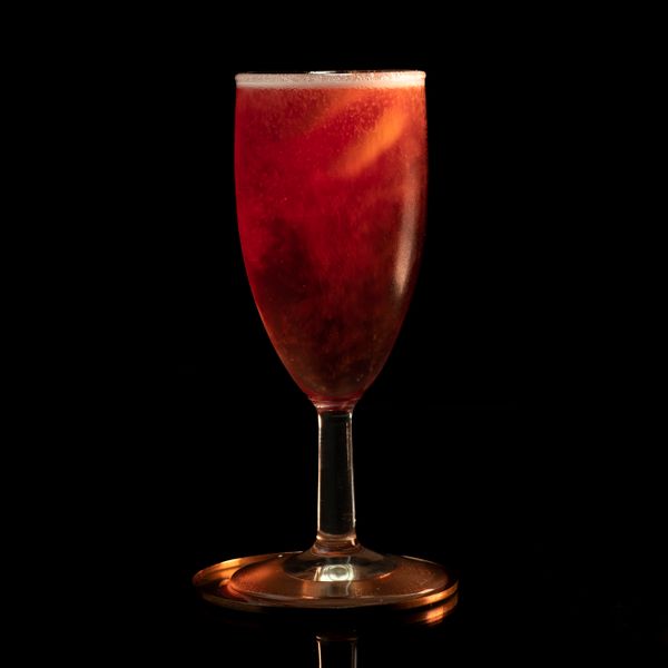Kir Royale cocktail photo