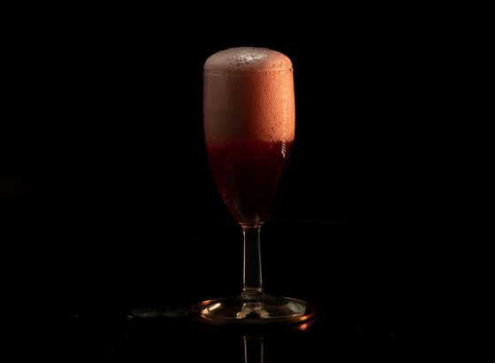 Kir Royale cocktail photo