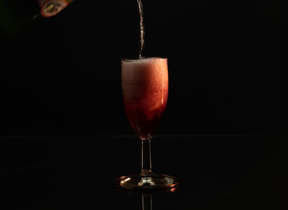 Kir Royale cocktail photo